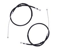BESTPRICE 2x Câble de frein à main frein à disque essieu arrière Compatible avec CITROËN JUMPER, FIAT DUCATO, PEUGEOT BOXER,