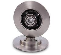 BESTPRICE 2x disque de frein +bague ABS+palierde roue essieu arrière Compatible avec: CITROËN C4 Coupe, C4 I, C4 I Kasten/Schrägheck, C4 I Stufenheck, PEUGEOT 307, 307 Break, 307 CC, 307 SW