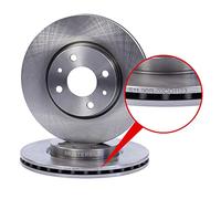 BESTPRICE 2x Disque de frein essieu avant ventilé Compatible avec: CITROËN AMI, BERLINGO/BERLINGO FIRST Großraumlimousine (MF_, GJK_, GFK_, BERLINGO/BERLINGO FIRST Kasten/Großraumlimousine, C2