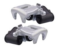 BESTPRICE 2x étrier de frein arrière gauche & droit avec élément de réglage pour frein de stationnement électrique Pince de frein Compatible avec A udi Q3, SEAT ALHAMBRA, VW CC B7, PASSAT B6, PASSAT B