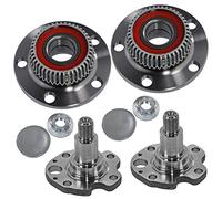 BESTPRICE 2x moyeu de roue arri re jeu de roulements de roue, Compatible avec A udi A3, TT,SEAT LEON (1M1), TOLEDO II (1M2),SKODA OCTAVIA 1, ROOMSTER (5J7), ROOMSTER Praktik (5J),VW BORA, GOLF 4, NEW