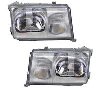 BESTPRICE 2x phares avant Phare principal gauche + droite Compatible avec MERCEDES-BENZ 124 Cabriolet (A124), 124 Coupe (C124), 124 Stufenheck (W124), 124 T-Model (S124)