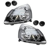 BESTPRICE 2x phares avant Phare principal gauche + droite Compatible avec RENAULT CLIO 2 (BB_, CB_), CLIO 2 Fourgon/Shared (SB0/1/2_)
