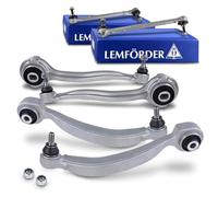 BESTPRICE 4x bras de suspension avant + 2x barres d'accouplement Compatible avec MERCEDES-BENZ C-CLASS (W204),C-CLASS Coupe (C204),C-CLASS T-Model (S204),E-CLASS Cabriolet (A207),E-CLASS Coupe (C207)