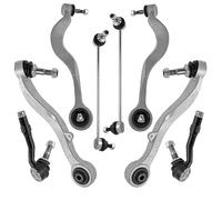 BESTPRICE 8 pcs bras de suspension essieu avant Compatible avec BMW 5 (E60),5 Touring (E61)