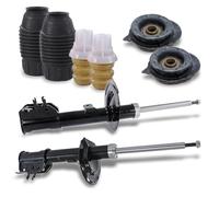 BESTPRICE ATP 2x amortisseurs à gaz avant jambe de suspension bi-tubes avec