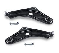 BESTPRICE 2x bras de suspension avant bas avant gauche droit Compatible avec CITROËN C3 III (SX), C3 PICASSO (SH_), PEUGEOT 207 (WA_, WC_), 207 (WD_) (WA_, WC_) (WK_), 208 I (CA_, CC_)