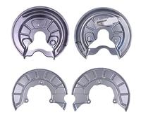 BESTPRICE ATP 4x tôle d'ancrage avant &, arrière tôle de protection pour disque