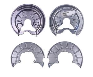 BESTPRICE ATP 4x tôle d'ancrage avant &, arrière tôle de protection pour disque