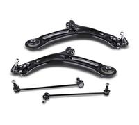 BESTPRICE ATP Jeu de direction transversale - 2x bras de suspension avec | Compatible avec: AUDI Q3, Q3 Sportback, SEAT ATECA, SKODA KAROQ, KODIAQ, SUPERB III, SUPERB III Kombi