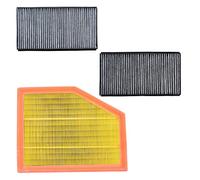 BESTPRICE ATP Kit d'inspection Kit de filtration avec 1x filtre à air, 2x