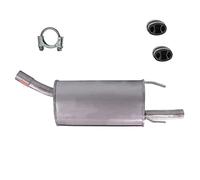 BESTPRICE ATP Silencieux Set 1x Silencieux final, 1x Collier de serrage, 2x