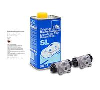 BESTPRICE Cylindre de frein de roue hi + 1x 1000ml ATE liquide de frein Compatible avec NISSAN KUBISTAR gros porteur (X76),KUBISTAR fourgon (X76), RENAULT KANGOO (KC0/1_),KANGOO Express (FC0/1_)