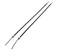 BESTPRICE Jeu de câbles de frein à main Frein à tambour essieu arrière Compatible avec SMART CABRIO (450),CITY-COUPE (450),CROSSBLADE (450),FORTWO Cabrio (450),FORTWO Coupe (450)