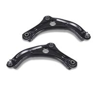 BESTPRICE Kit de direction transversale - 2x bras de suspension avec articulation avant Compatible avec NISSAN MICRA V (K14)