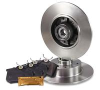 BESTPRICE Kit de freinage essieu avant avec disques ventilés Ø 259 mm + plaquettes avant, compatible avec RENAULT KANGOO (KC0/1_), KANGOO Express (FC0/1_)