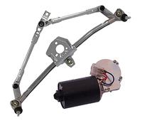 BESTPRICE Moteur d'essuie-glace avant + tringlerie, moteur d'essuie-glace avant Compatible avec AUDI A3, SEAT LEON, TOLEDO, SKODA OCTAVIA 1, VW BORA, GOLF 4 (1J1), GOLF 4 Variant (1J5)