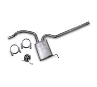 BESTPRICE Silencieux Set 1x Silencieux centralin ccessoires de montage Compatible avec VW PASSAT B5 (3B2), PASSAT B5 Variant (3B5), PASSAT B5.5 (3B3), PASSAT B5.5 Variant (3B6)