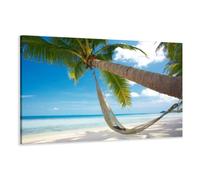 bestpricepictures 120 x 80 cm Impression sur Toile Plage 5039 - Peinture/Image/Tableau/Decoration sur châssis