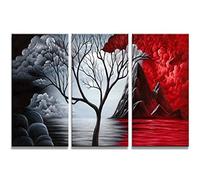 bestpricepictures 120 x 80 cm impression sur toile volcan 4403 - peinture / image / tableau / decoration sur châssis