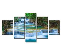 bestpricepictures 160 x 80 cm Impression sur Toile Cascade 5611 Peinture/Image/Tableau/Decoration sur châssis
