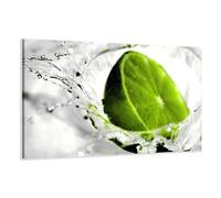 bestpricepictures 80 x 60 cm impression sur toile lime 4131 - peinture / image / tableau / decoration sur châssis