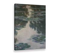 Bestpricepictures Immeuble Célèbre Fleur Paysage De Claude Monet Reproduction De Peintures à l'huile Imprimées Sur Toile Art Mural France Impressionnisme Affiche Décoration (9,80 x 120 cm (Sans Cadre)