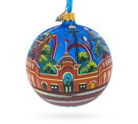BestPysanky Copenhagen, Denmark Glass Ball Christmas Ornament 4 Inches