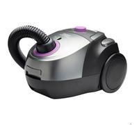 Bestron ABG450SPE - Aspirateur avec sac - HEPA 12 - Portée 7,5 m - 3 sacs inclus - Couleur violet/gris