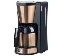 Bestron Machine à café filtre pour 8 tasses de café, Cafetières filtres avec thermos d'1 litre, incluant un filtre permanent et arrêt automatique, Copper Collection, 900 W, Couleur: Cuivre