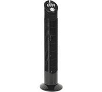 Bestron Ventilateur colonne oscillant, Hauteur : 75 cm, 35W, Noir