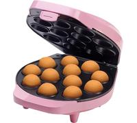 Bestron Appareil à cake-pops au design rétro, Sweet Dreams, Revêtement antiadhésif, 700 W, Rose pour Salle à manger