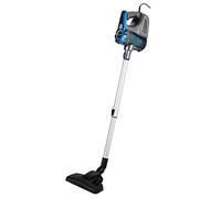 Bestron Aspirateur à main sans sac avec tube télescopique, Rayon d'action : 6,5 m, Capacité : 0,6 L, 600 W, bleu/gris