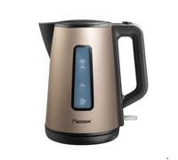 Bestron Bouilloire avec base à 360°, incluant un arrêt automatique à ébullition & une protection contre la marche à sec, capacité de 1,7 litre, 2200W, Satin Collection, Couleur: Beige Clair