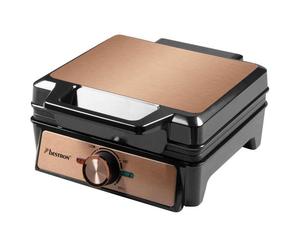 Bestron AWM100CO Gaufrier Copper Collection 1600W - 2 gaufres