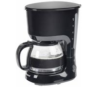 Bestron Cafetière avec plaque chauffante, Pour café filtre moulu, 10 tasses, 750 W, noir