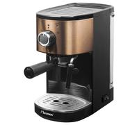 Bestron Copper Collection AES1000CO - Machine à café avec mousseur à lait - 15 bar