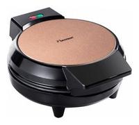 Bestron Gaufrier pour gaufres classiques en forme de coeur, Machine à gaufres avec revêtement anti-adhésif pour gaufres en forme de coeur, 700 Watts, Couleur: Cuivre