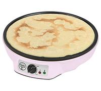 Bestron crêpière electrique, machine a Crepe pour crêpes de Ø 30 cm, y compris distributeur de pâte & spatule à crêpes, avec revêtement antiadhésif, 1000 watts, couleur: Rose