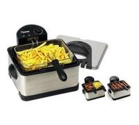 Bestron DF402B Family Fryer Cool zone - Friteuse - 2 kWatt Argent G