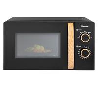 Bestron Four à micro-ondes, 700 W, panneau de commande en deux parties avec 5 niveaux et 35 min. minuterie, réglable en continu, avec plateau tournant de 25,5 cm pour toutes les tailles courantes