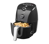 Bestron Friteuse à air chaud, Technologie PrepAir, Arrêt automatique, 1,5 l, 900 W, Noir
