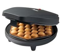 Bestron Gaufrier à bulles - Gaufrier à bulles - À remplir de glace, de chocolat ou de fruits - Avec lumière de cuisson et revêtement anti-adhésif - 700 W - Couleur : noir mat