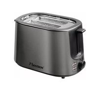Bestron Grille-pains 2 fentes 1000w inox - ATS1000TG