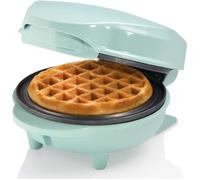 Bestron Mini gaufrier pour gaufres classiques, Petit gaufrier avec revêtement anti-adhésif, Design rétro, 550 Watts, Couleur: