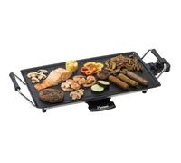 Bestron Plancha/Plaque de cuisson teppanyaki électrique antiadhésive, 1000 W, Noir