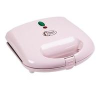 Bestron Gaufrier pour Gaufres de Bruxelles – revêtement anti-adhésif, design rétro, 700 W, rose