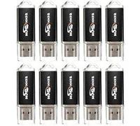 BESTRUNNER 10 Pcs Clé USB 2.0 Flash Drive 512 Mo (PAS 512 Go) Memory Stick pour Les Petits Fichiers, Cadeau pour La Fête des Pères, G
