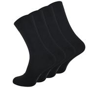 BestSale247 Chaussettes confortables en coton pour homme (8 paires) - Chaussettes de santé sans élastique