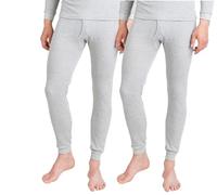 BestSale247 Lot de 2 caleçons thermiques longs pour homme avec doublure intérieure douce, XXL